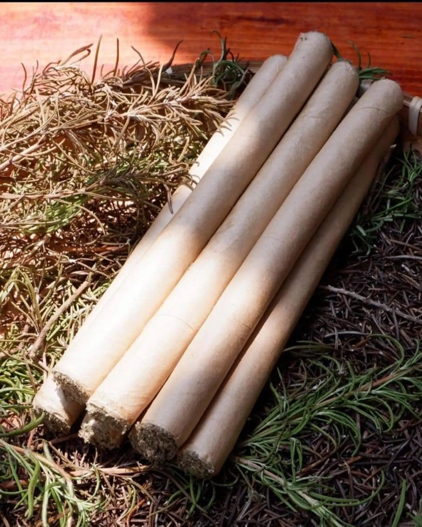 Mugwort Incense Sticks – Box of 5 | Herbal Smudge for Cleansing, Protection, Dreamwork & Meditation | Paper-Wrapped Mugwort Smudge Rolls