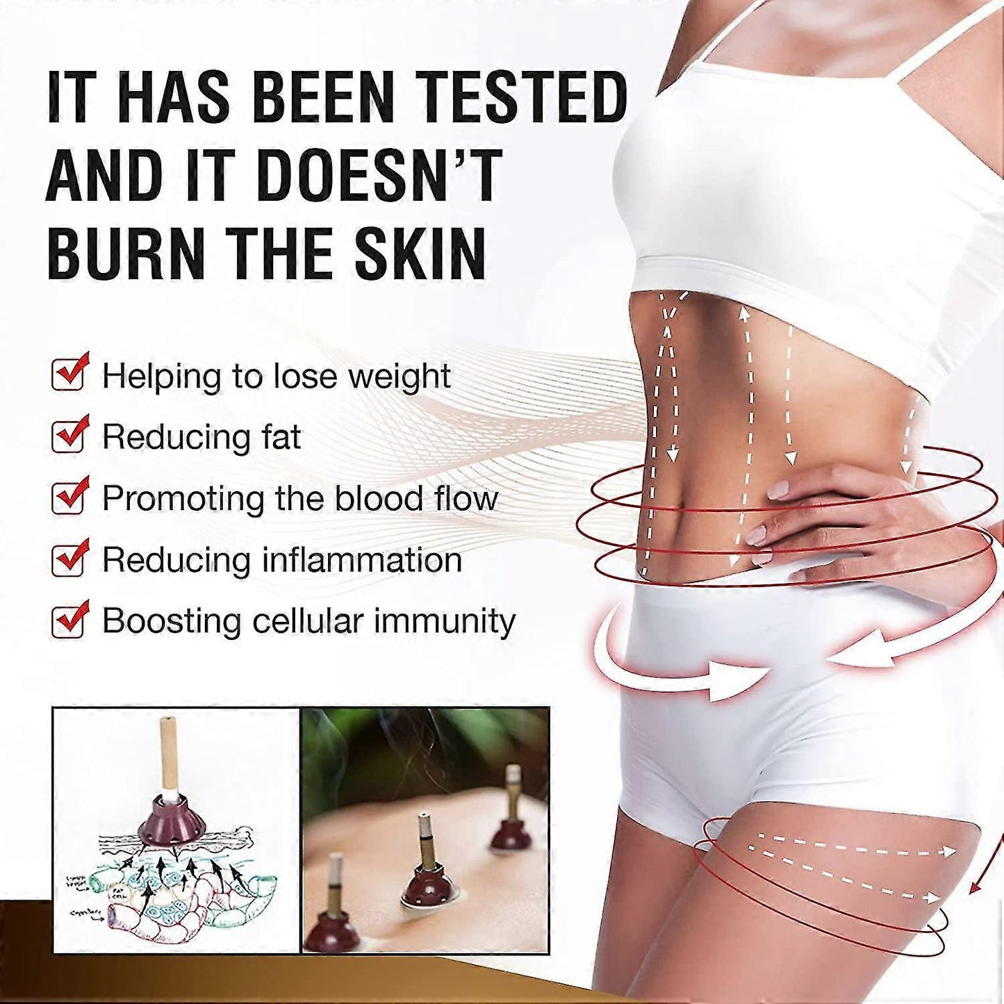 Moxibustion Gathering Energy & Detoxification Slimming Burning Column,moxa Stick 20pcs