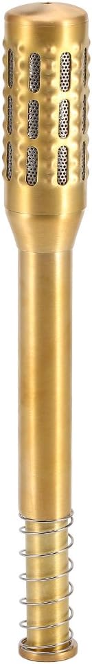 Big Brass Moxa Roll - Moxa Roller for Face, Moxibustion Massage Stick, Meridian Collateral Stimulatation, Premium Quality, Facial Moxibustion Tool