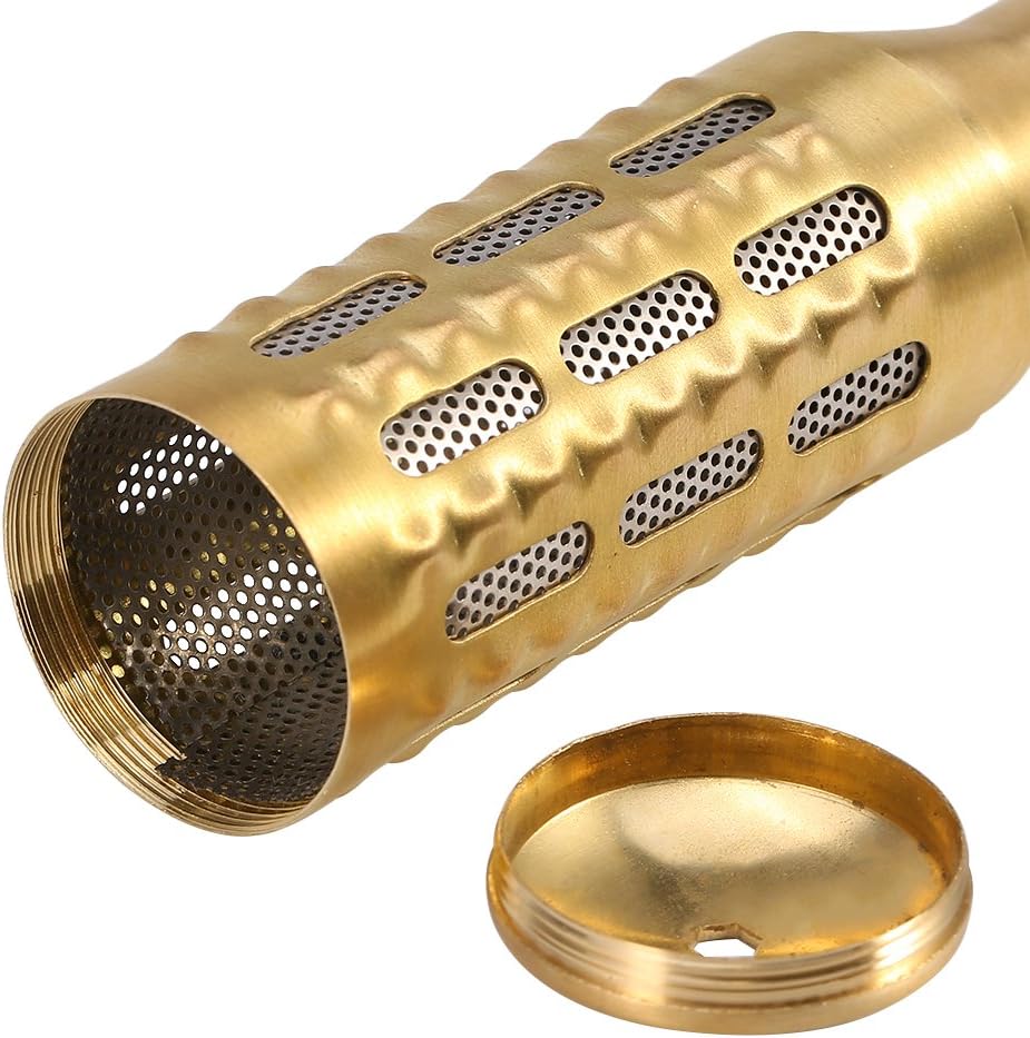 Big Brass Moxa Roll - Moxa Roller for Face, Moxibustion Massage Stick, Meridian Collateral Stimulatation, Premium Quality, Facial Moxibustion Tool