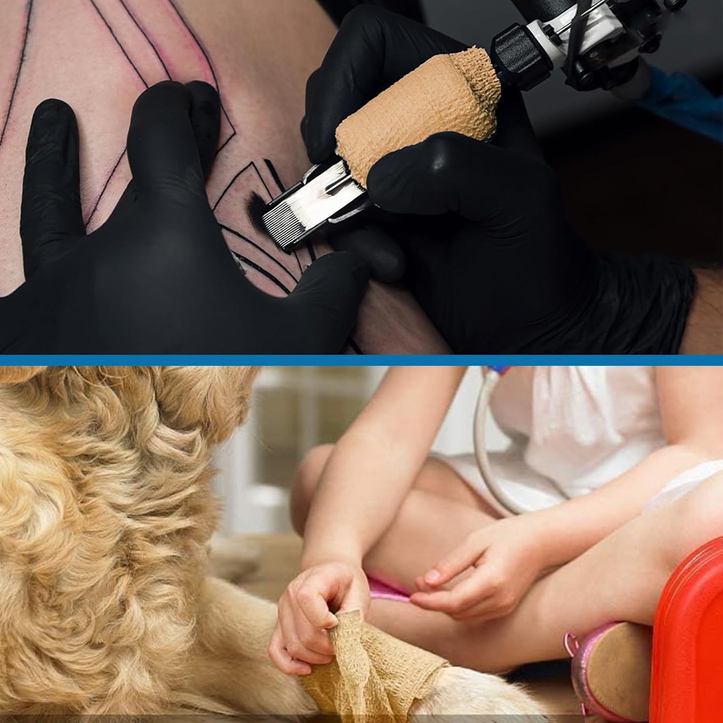 Self-Adhesive Cohesive Bandage Wrap 2" x 4.9 Yard - Athletic Sports Tape | ohyeahus