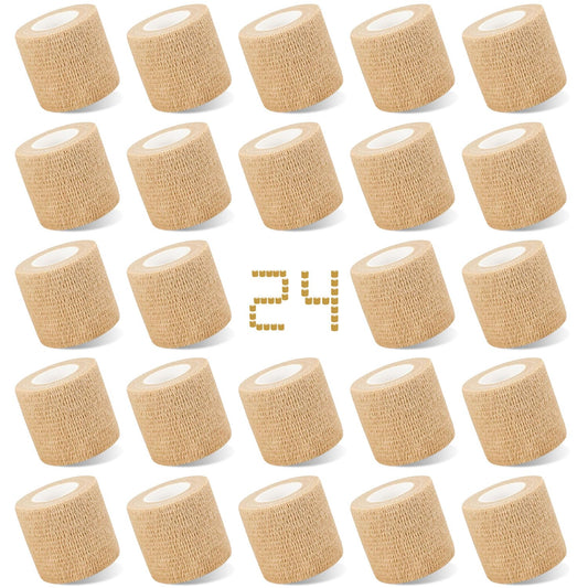 Self-Adhesive Cohesive Bandage Wrap 2" x 4.9 Yard - Athletic Sports Tape | ohyeahus