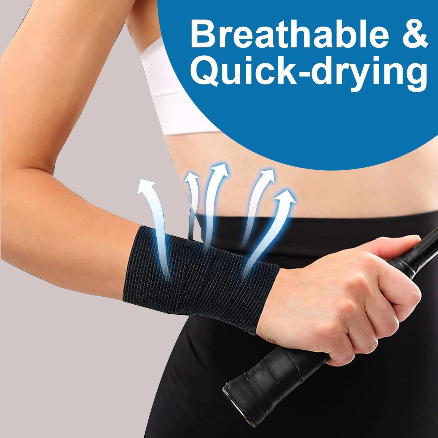 Self-Adhesive Cohesive Bandage Wrap 2" x 4.9 Yard - Athletic Sports Tape | ohyeahus