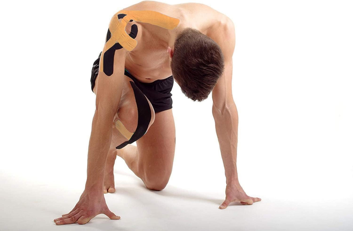 Kinesiology Tape 3 Rolls - Waterproof Sports Tape for Muscle Support