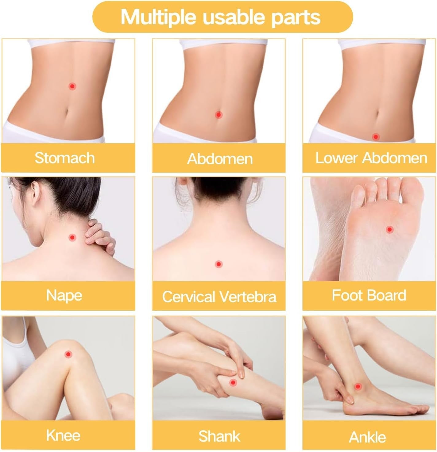 10 Rolls Pure Moxa Sticks Mild Moxibustion Mugwort Roll for Acupoint Pain Relief